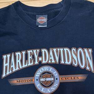 Harley-Davidson Motorcycle Black
 Short Sleeve Y2k Tshirt